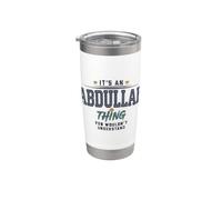 È una cosa di Abdullah che non capiresti nome divertente Bicchiere termico in acciaio inox doppia parete