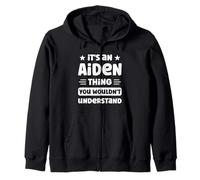 È Una Cosa di Aiden Che Non capiresti Divertente Nome di Aiden Felpa con Cappuccio