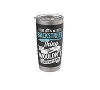 È una cosa di backstreet... divertente dire cognome Backstreet Bicchiere termico in acciaio inox doppia parete