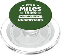 È una cosa di Miles che non capiresti Funny Miles Name PopSockets PopGrip per MagSafe