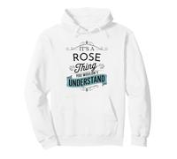 È Una Cosa di Rose Che Non capiresti Rosa Divertente Felpa con Cappuccio