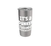 È una cosa Dunker che non capiresti gli amanti aninali Bicchiere termico in acciaio inox doppia parete