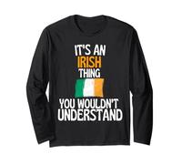È Una Cosa Irlandese Che Non capiresti Divertente Irlanda Maglia a Manica