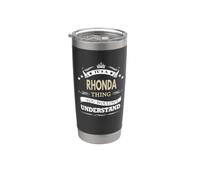 è una cosa rhonda che non capiresti Bicchiere termico in acciaio inox doppia parete