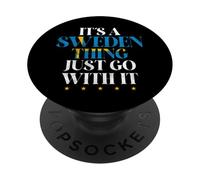 È una Svezia Cosa basta andare con esso Svezia PopSockets PopGrip Adesivo