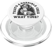 È un'idea orribile a che ora? Umorismo sarcastico PopSockets PopGrip per MagSafe