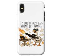 È uno di quei giorni in cui voglio solo Custodia per iPhone X/XS