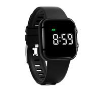 e-vibra Orologio con sveglia vibrante, cinturino ricaricabile per imparare a usare il vasino, con timer e 15 sveglie giornaliere (notte)