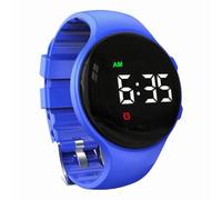 e-vibra Orologio con sveglia vibrante, con promemoria e sveglia silenziosa, con allarmi multipli e blocco (blu reale), moderno