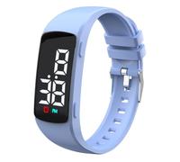 e-vibra Orologio da allenamento al vasino, orologio silenzioso con 8 sveglie, vibrante, impermeabile, con timer e 8 allarmi giornalieri, Grigio