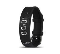 e-vibra Orologio da allenamento al vasino, ricaricabile, silenzioso, con vibrazione medica, promemoria con timer e 15 allarmi giornalieri (nero)