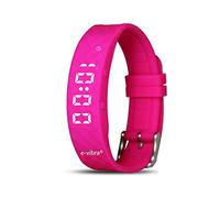 e-vibra Orologio da allenamento al vasino, ricaricabile, silenzioso, vibrante, orologio medico con timer e 15 sveglie giornaliere (colore grigio, grande), rosa, S, Moderno