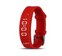 e-vibra Orologio da allenamento al vasino, ricaricabile, silenzioso, vibrante, orologio medico con timer e 15 sveglie giornaliere (colore grigio, grande), Rosso, S