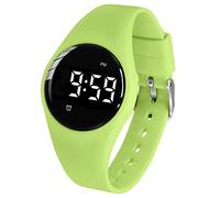 e-vibra Orologio da polso vibrante, impermeabile, con 15 allarmi giornalieri, verde