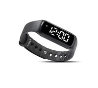 e-vibra Silent - Orologio con allarme antivibrazione, per bambini e adulti, con timer (nero)
