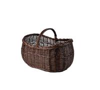e-wicker24 Alles aus Weide Cesta Portalegna da Interno in Vimini Porta Legna da Interni Fatto a Mano Cesta in Vimini per Legno Cestino per tronchi Ceste per Legna da Interno