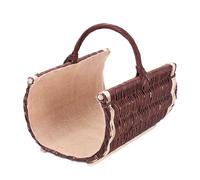 e-wicker24 Alles aus Weide Cesta Portalegna da Interno in Vimini Porta Legna da Interni Fatto a Mano Cesta in Vimini per Legno Cestino per tronchi Ceste per Legna da Interno