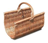 e-wicker24 Alles aus Weide Cesta Portalegna da Interno in Vimini Porta Legna da Interni Fatto a Mano Cesta in Vimini per Legno Cestino per tronchi Ceste per Legna da Interno