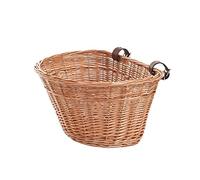 e-wicker24 Alles aus Weide, Cestino da Bicicletta, Cesto, Giallo Miele, 35 x 30 x 23 cm