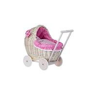 e-wicker24 Alles aus Weide Passeggino Bambole in Vimini Naturale Passeggino Giocattolo Bambina Carrozzina Bambole Passeggini Bambole Carrozzina Giocattolo Bambina Passeggino