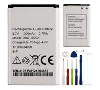E-yiiviil Batteria di ricambio DBO-1000A, compatibile con Doro 1370 1372 2404 6040 6060 con strumenti