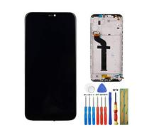 E-yiiviil, display LCD di ricambio con digitalizzatore, compatibile con Xiaomi Mi A2 Lite/Xiaomi Redmi 6 Pro, vetro nero, telaio, attrezzi