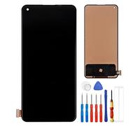 E-YIIVIIL Display TFT Compatibile con 1+ One Plus Nord 2 DN2101, DN2103 6.43" LCD Display Touch Screen Assembly with Tools Black No Fingerprint (Senza Cornice)