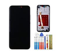 E-YIIVIIL Melphyreal LCD Display Compatibile con Huawei P20 Lite Touch Screen Digitizer LCD Display Vetro Nero + Cornice + Attrezzi Set