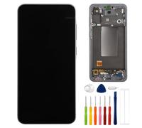 E-YIIVIIL OLED nuovo display di ricambio compatibile con Samsung Galaxy A56 5G SM-A566 6.7" LCD Display Touch Screen Assembly con strumenti (nero con cornice)