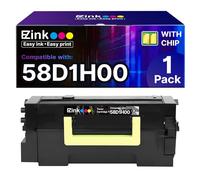 E-Z Ink 58D1H00 - Cartuccia toner nero ad alta resa di ricambio per Lexmark 58D1H00, compatibile con MS821dn MS821n MS823dn MS823n MS826de MX721ade MX722ade MX722adhe MX822adxe MX824adxe stampante