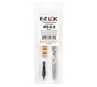 E-Z LOK 400-M5 inserti filettati per legno, kit di installazione, ottone, include inserti filettati M5-0.8 (6), trapano, strumento di installazione