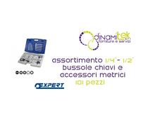 E032911P ASSORTIMENTO BUSSOLE, CHIAVI E ACCESSORI METRICI 1/4'' 1/2" PASTORINO E