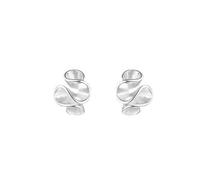 E0653 - Orecchini da donna in argento sterling con gonna ondulata increspata