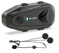 E1 Auricolare Bluetooth per Moto -Bluetooth5.3 Interfono Professionale per Casco