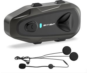 E1 Auricolare Bluetooth per Moto -Bluetooth5.3 Interfono Professionale per Casco