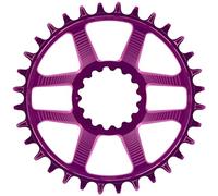 E13 Plateau Helix R Guidering - Direct Mount - 28T - 52/55mm Flip Flop - Compatible 11/12v - Eggplant