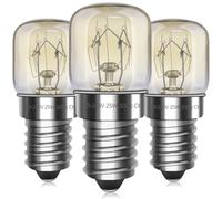 E14 Ampoule Four 300 Gradi, SES E14 Lampadina Forno Bianco Caldo 2700k Dimmerabile, per Luce del Frigorifero, Forno a Microonde, Macchina da Cucire, Lampada di Sale, 3 Pezzi