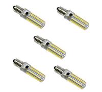 E14 Dimmable 4W 152 LED 3014 SMD 300-400 LM Warm White Cool White Decorative Bi-pin Lights AC 220-240V(5PCS) (Color : Warm White) (Cold White)