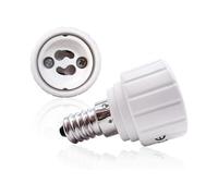 E14 to GU10 Lamp Base Converter, Bulb Socket Adapter, Heat Resistant Plug, 500W Max Wattage, No Fire Hazard, Up to 220 Degrees (Pack of 5)