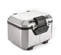 E164 SCHIENALINO SCHIENALE POGGIA SCHIENA IN POLIURETANO NERO GIVI PER BAULETTO VALIGIA DLM30 TREKKER DOLOMITI ALLUMINIO NATURALE