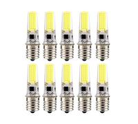 E17 LED Bulb LED Silicone Lamp Double Needle 3W COB Energy Saving Lamp (Equivalent Replacement 30W Halogen Lamp) LED Bulb Home Lighting AC 220-240V (10Pack) Equivalent