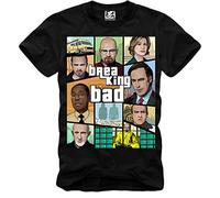 E1SYNDICATE T-SHIRT BREAKING BAD HEISENBERG BETTER CALL SAUL LOS POLLOS COOK NERO S-XL