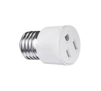 E27 a US Standard 5-15R Presa femmina Conversione a vite Universale Supporto lampada Invecchiamento portalampada Spina americana (2PCS)