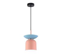 E27 Base Hanging Lights, Nordic Countryside Ceiling Chandelier, Colorful Vintage Farmhouse Pendant Lamp, Pastoral Style Decoration Light Fixture for Restaurant, Dining Room, Bedroom, Kitchen, B