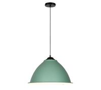 E27 Creative Chandelier, Nordic Industrial Style Pendant Lamp, Personalized Middle Hanging Light, Corridor Ceiling Decoration Lighting Fixture for Restaurant, Dining Room, Bedroom, Kitchen, Bar(Green)