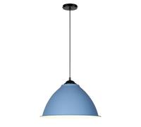 E27 Creative Chandelier, Nordic Industrial Style Pendant Lamp, Personalized Middle Hanging Light, Corridor Ceiling Decoration Lighting Fixture for Restaurant, Dining Room, Bedroom, Kitchen, Bar(Blue)