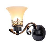 E27 Edison Paralume in vetro bianco latteo in ottone materiale in ottone Bodyed Lampada da parete vintage industriale per camera da letto corridoio Living Ro
