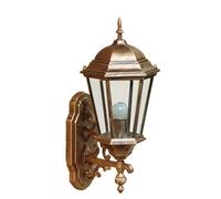 E27 European Outdoor Wall Sconces Outdoor Led Wall Light Ip55 Waterproof Garden Gate Courtyard Corridor Wall Passageway Lamp, Antique Bronze
