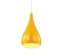 E27 Lampadario moderno Lampada color alluminio con altezza regolabile Soffitto Adottare Camera da letto Ristorante Counter Study Room Cafe Plafoniera Lampade a sospensione Lampadari (Giallo)