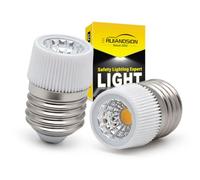 E27 LED 3W Dimmerabile 3000K Caldo 38° Spot per Comodino (2 Pack)